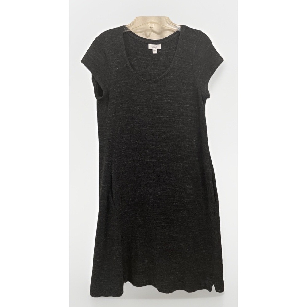 J.Jill‎ Pure Jill Gray Space Dye Shift Dress With Pockets Women's Size X Small